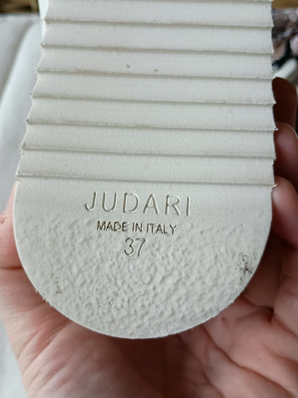 Judari White & Gold Women’s Milan Italy Leather Sneakers_37